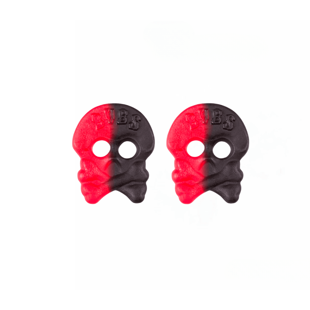 Bubs Raspberry/Licorice Skull - Nordicbangers