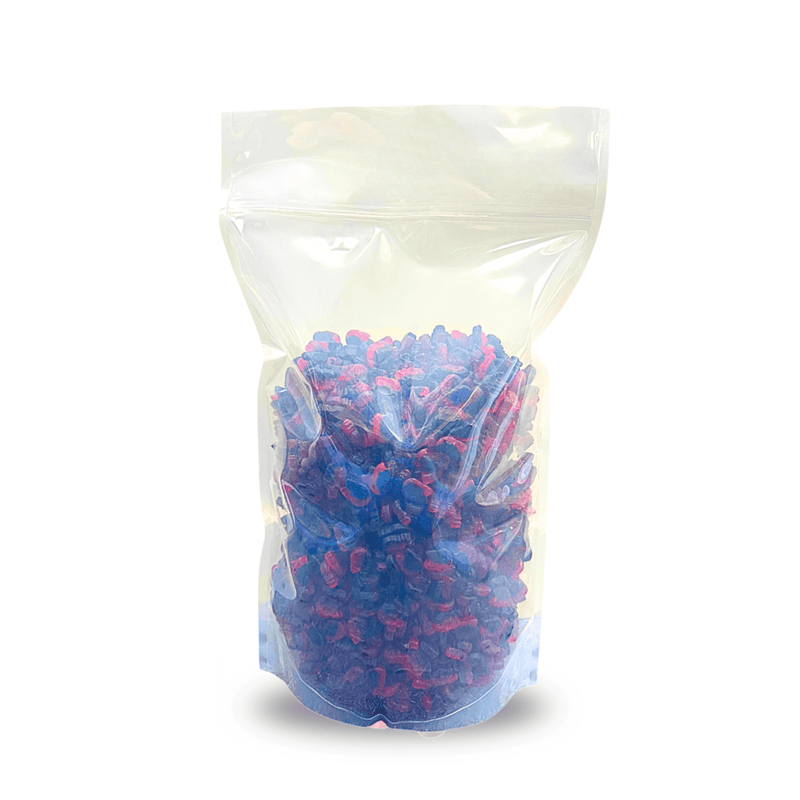 BUBS Raspberry/Licorice skull – Bulk Bag - Nordicbangers