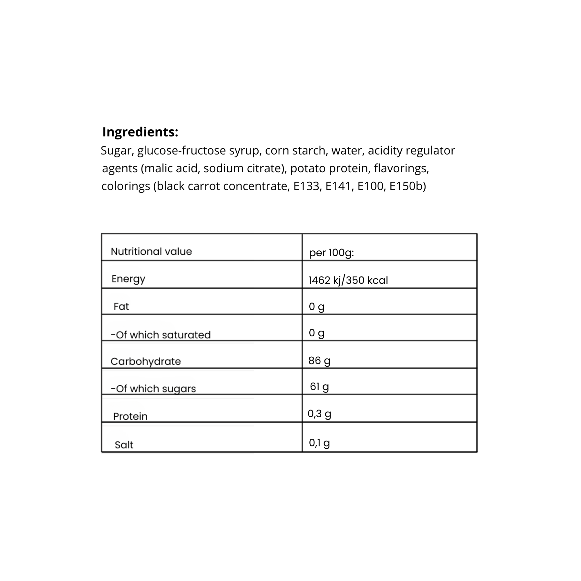 Bubs Sour Mix Bag - Nordicbangers