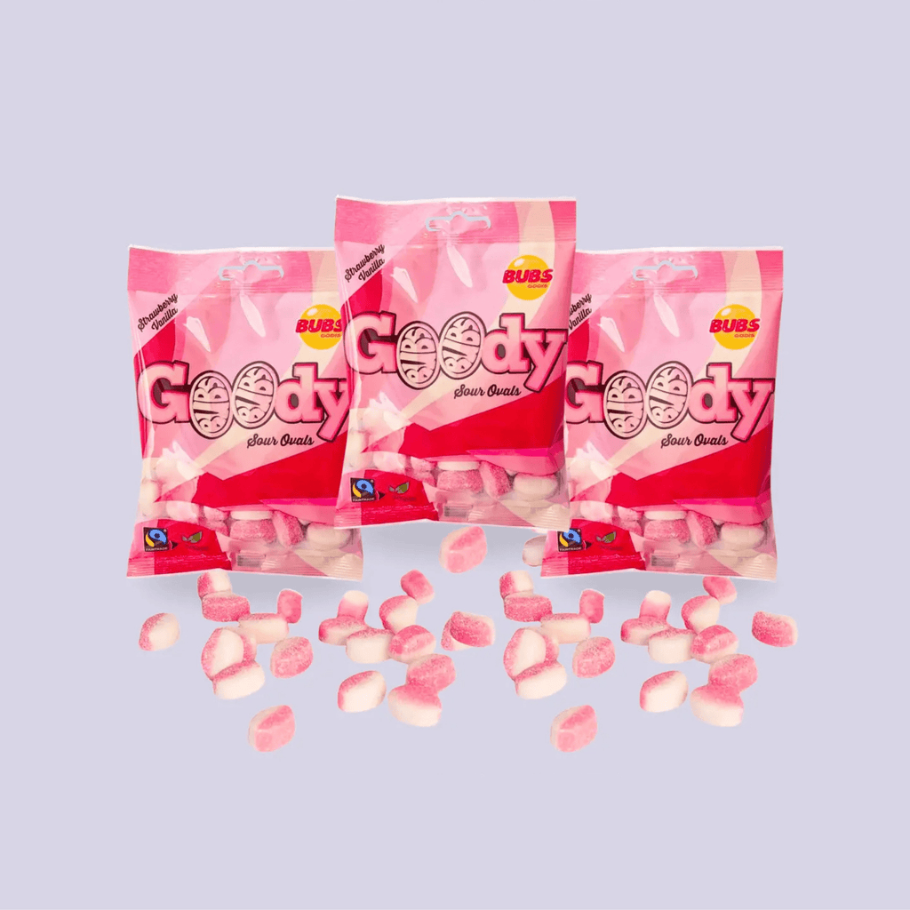 Bubs Strawberry/Vanilla Ovals - Nordicbangers
