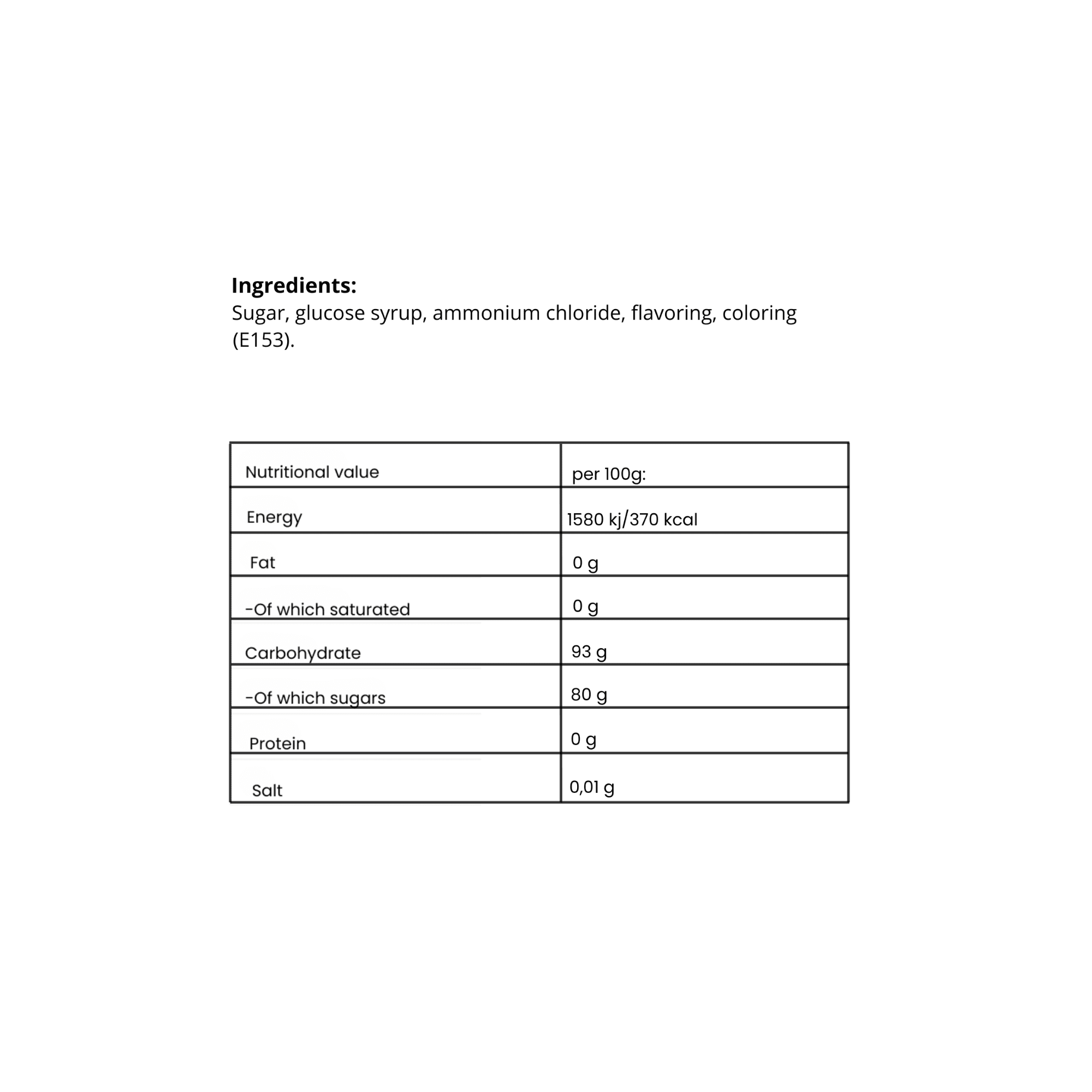 Salt Liquorice Chunks - Nordicbangers