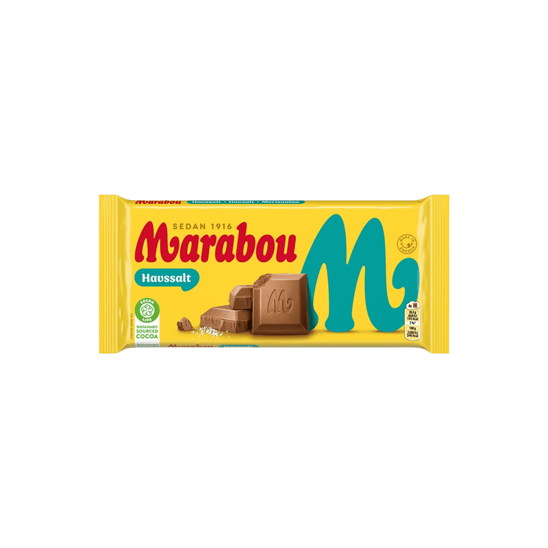 Swedish Candy - Marabou Milk Chocolate Sea Salt - Nordicbangers