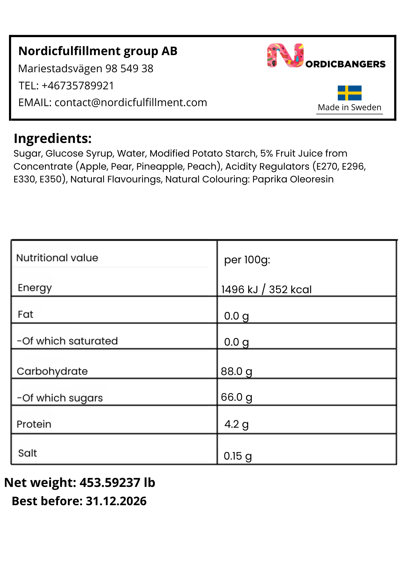 Veggie Mango Skull - Nordicbangers